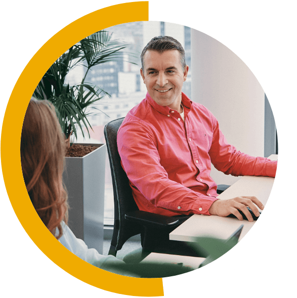 Mitarbeiter im Außendienst Grafik